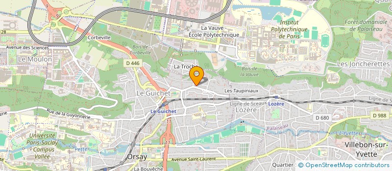 localisation de l'entreprise MADAME SIRINE ELACHAOUI à ORSAY