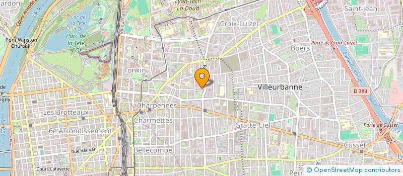 localisation de l'entreprise MADAME SIRINE GADACHA  VILLEURBANNE