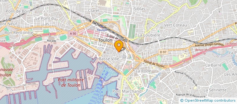 localisation de l'entreprise MADAME SIRINE KSOUDA  TOULON