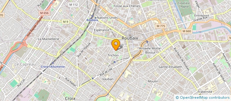 localisation de l'entreprise MADAME SIRINE LASMARI  ROUBAIX