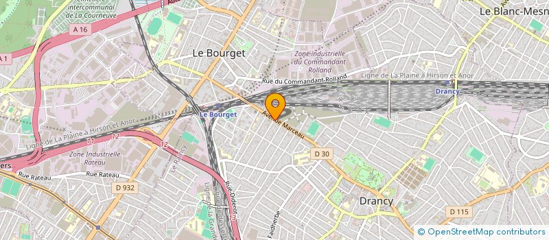 localisation de l'entreprise MADAME SIRINE LEULLI  DRANCY