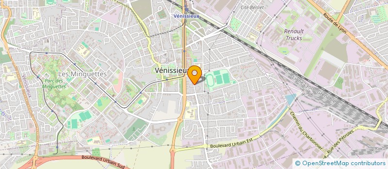 localisation de l'entreprise MADAME SIRINE MANTELIN  VENISSIEUX