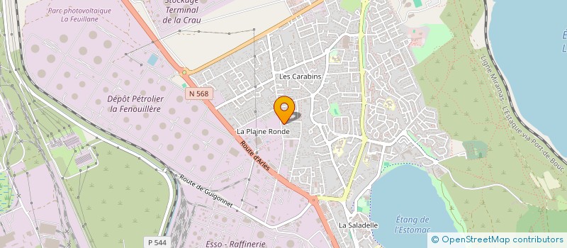 localisation de l'entreprise MADAME SIRINE MAOUDJ  FOS-SUR-MER