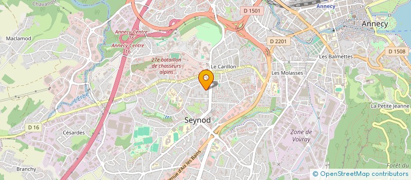 localisation de l'entreprise MADAME SIRINE MARHOUME à ANNECY