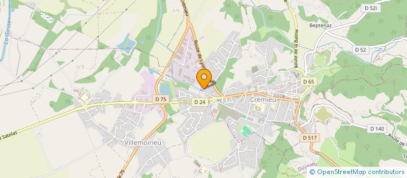 localisation de l'entreprise MADAME SIRINE MIRAOUI  CREMIEU