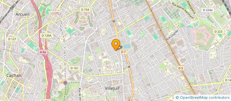 localisation de l'entreprise MADAME SIRINE YAHIA à VILLEJUIF