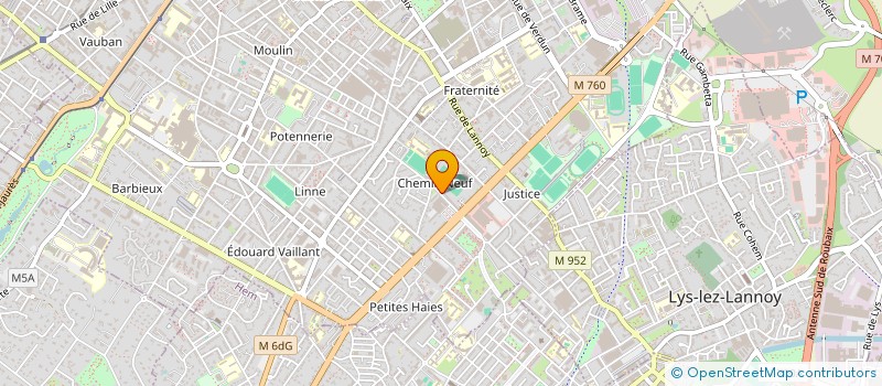 localisation de l'entreprise MADAME SIRINE YESSAD  ROUBAIX