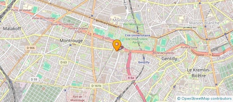 localisation de l'entreprise MADAME SISI WANG  GENTILLY