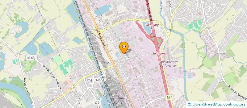 localisation de l'entreprise MADAME SISSI GALOUO-OSSIBI  LESPINASSE