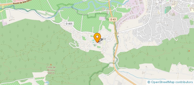 localisation de l'entreprise MADAME SISSI MATHONNEAU  LA CELLE