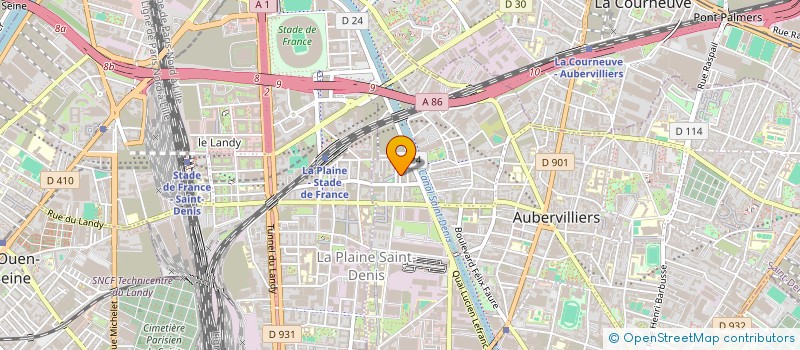localisation de l'entreprise MADAME SITA SOUMAHORO à AUBERVILLIERS