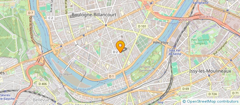 localisation de l'entreprise MADAME SITARA TAHIR à BOULOGNE BILLANCOURT