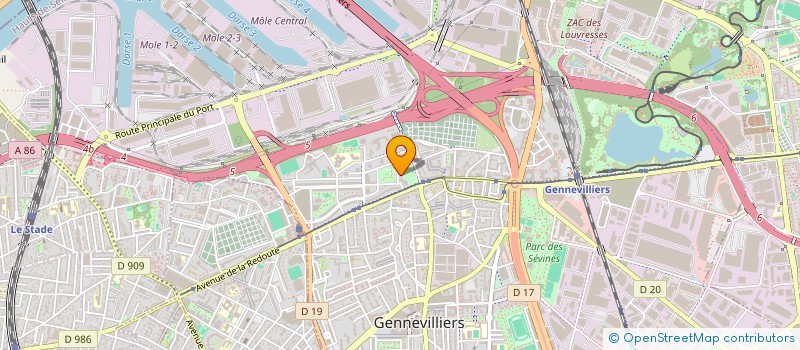 localisation de l'entreprise MADAME SITI FATIMAH DAENG PARANI à GENNEVILLIERS