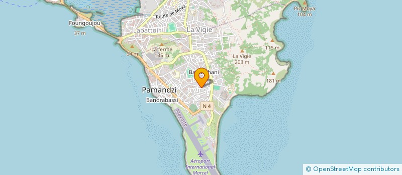 localisation de l'entreprise MADAME SITI HAYRA ASSANI à PAMANDZI