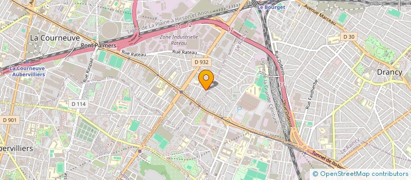localisation de l'entreprise MADAME SIVAJINI KANNAIAH à LA COURNEUVE