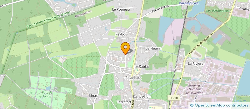 localisation de l'entreprise MADAME SIXTINE BECEDE HERAUD à BLANQUEFORT