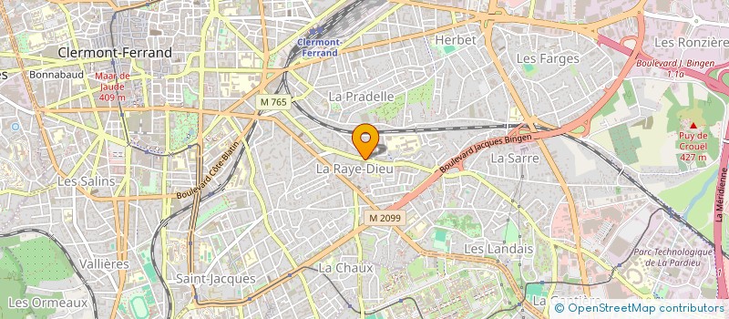 localisation de l'entreprise MADAME SIXTINE BIGUET  CLERMONT-FERRAND