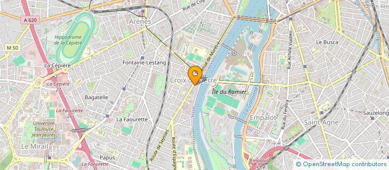 localisation de l'entreprise MADAME SIXTINE BIOCHE  TOULOUSE