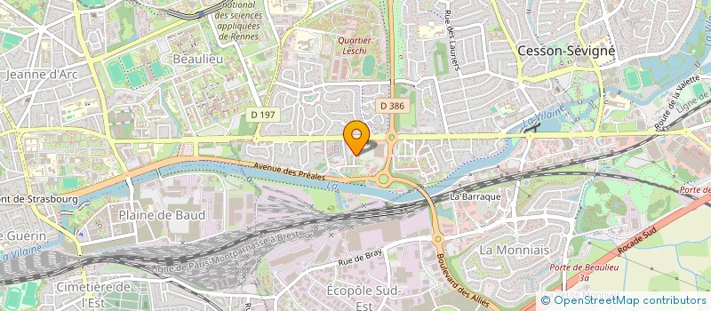 localisation de l'entreprise MADAME SIXTINE BON  CESSON-SEVIGNE