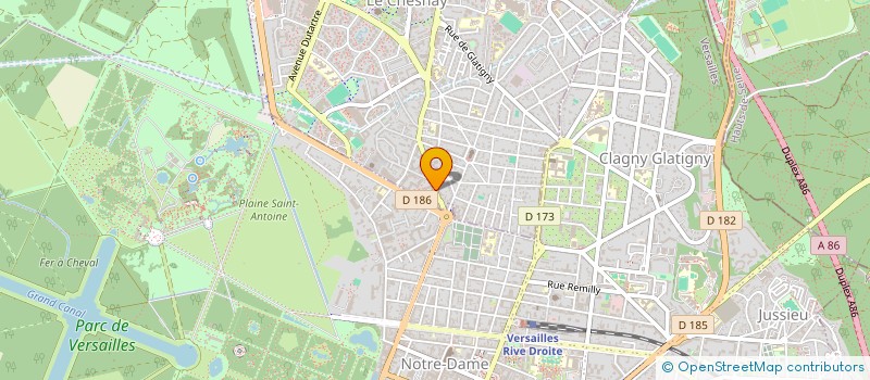 localisation de l'entreprise MADAME SIXTINE DAUBRICOURT  LE CHESNAY-ROCQUENCOURT