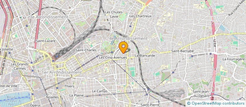 localisation de l'entreprise MADAME SIXTINE DE CATHELINEAU à MARSEILLE