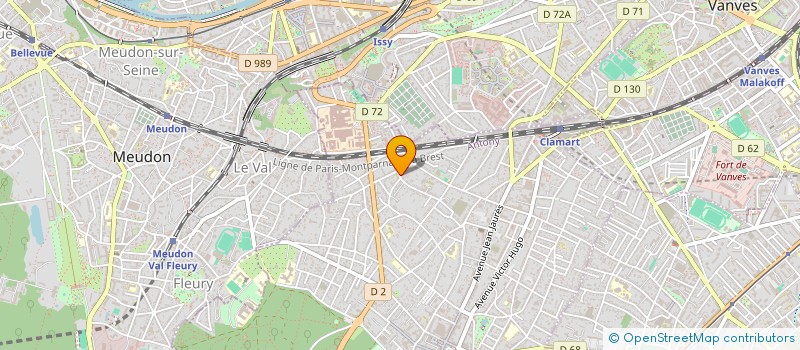 localisation de l'entreprise MADAME SIXTINE DUFLOCQ à CLAMART