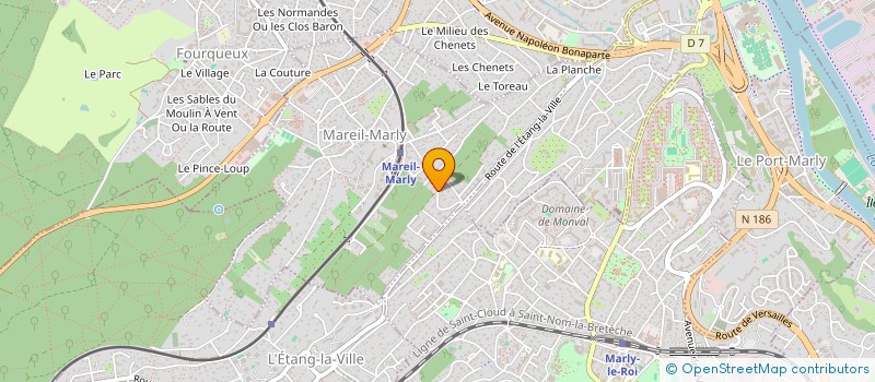 localisation de l'entreprise MADAME SIXTINE FROMAGER  MAREIL-MARLY