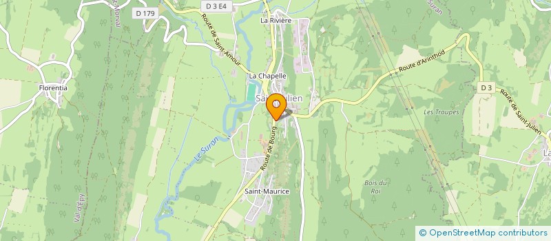 localisation de l'entreprise MADAME SIXTINE GAUTHIER  VAL SURAN