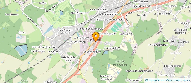 localisation de l'entreprise MADAME SIXTINE HUCK  BALLAN-MIRE