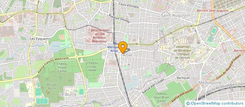 localisation de l'entreprise MADAME SIXTINE LETONDOT  MERIGNAC