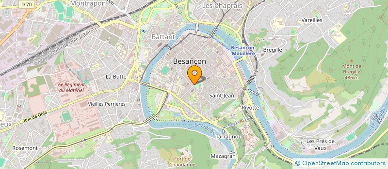 localisation de l'entreprise MADAME SIXTINE MILLIER  BESANCON