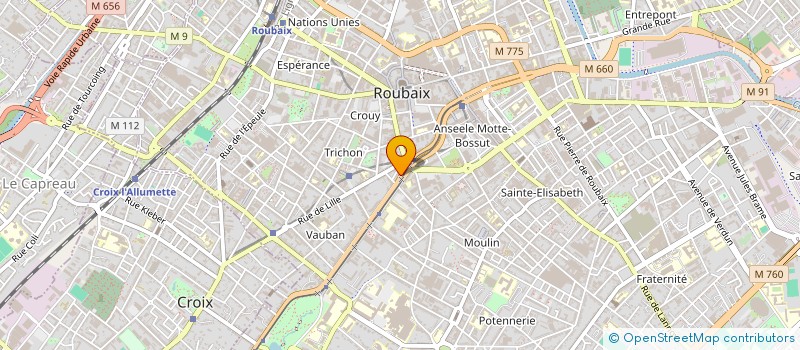 localisation de l'entreprise MADAME SIXTINE NATHALIE LECRU  WASQUEHAL