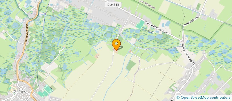 localisation de l'entreprise MADAME SIXTINE VANHERSECKE  GUINES