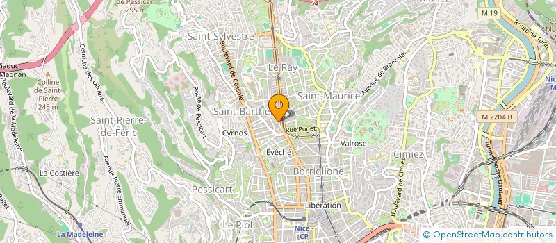 localisation de l'entreprise MADAME SIZA MARIANE à NICE