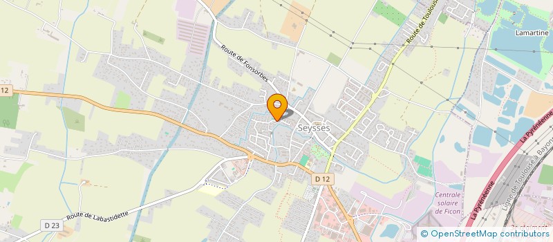 localisation de l'entreprise MADAME SKAEMYE COGNET  SEYSSES