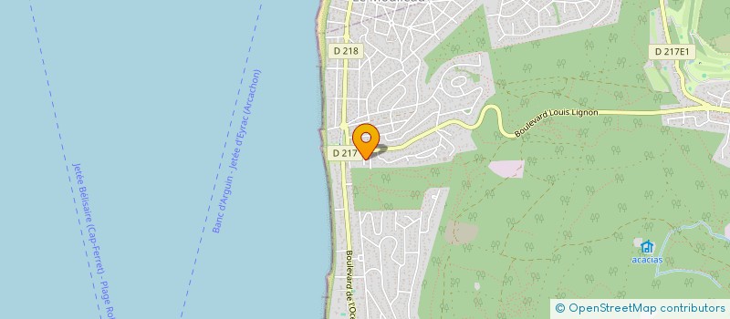 localisation de l'entreprise MADAME SLAINE GREW  LA TESTE-DE-BUCH