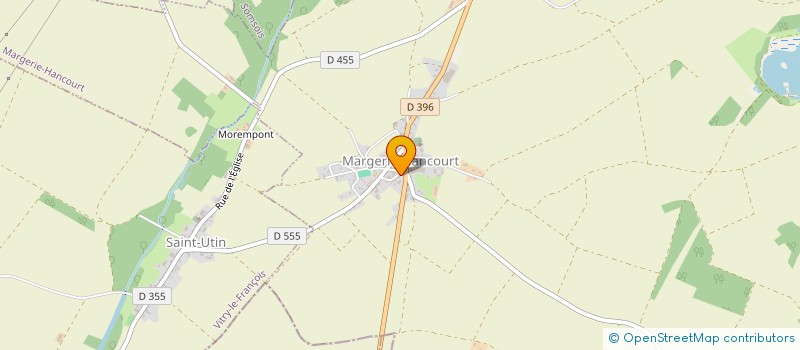 localisation de l'entreprise MADAME SLAVICA CARANOVIC  MARGERIE-HANCOURT