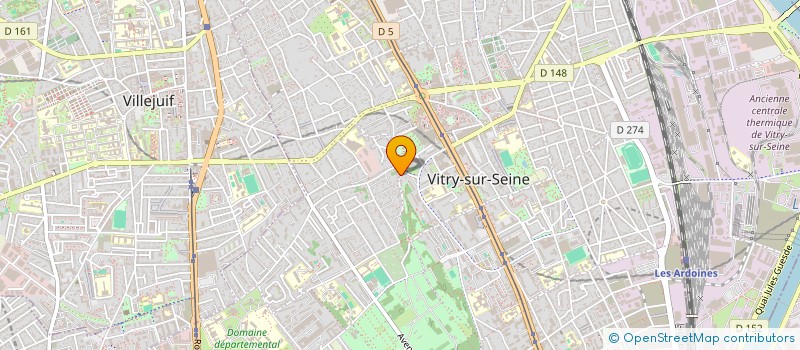 localisation de l'entreprise MADAME SLAVKA STANISIC  VITRY-SUR-SEINE