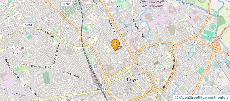 localisation de l'entreprise MADAME SLIM LASLADJ à TROYES