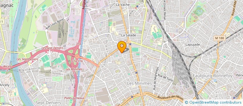 localisation de l'entreprise MADAME SLIMANE BENYAMINA  TOULOUSE