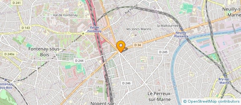localisation de l'entreprise MADAME SLIMANE OUFZENE à LE PERREUX-SUR-MARNE