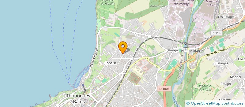 localisation de l'entreprise MADAME SLOANE VAMELLE à THONON-LES-BAINS