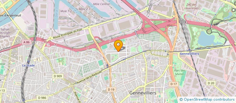 localisation de l'entreprise MADAME SLYDE CINQ-VAL  PARIS