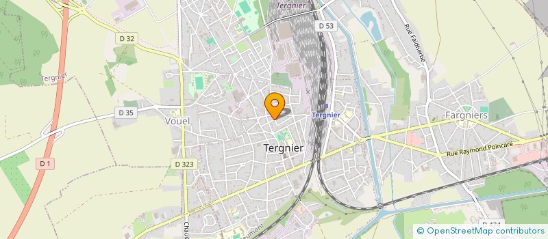 localisation de l'entreprise MADAME SMAHAN LAZRAK  TERGNIER