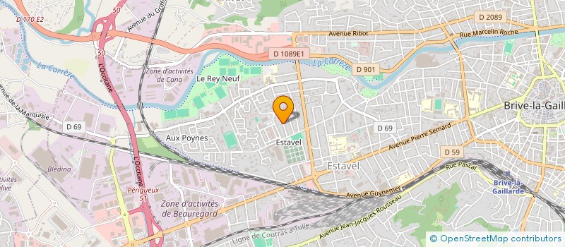 localisation de l'entreprise MADAME SMAHANE BELFOUL  BRIVE-LA-GAILLARDE