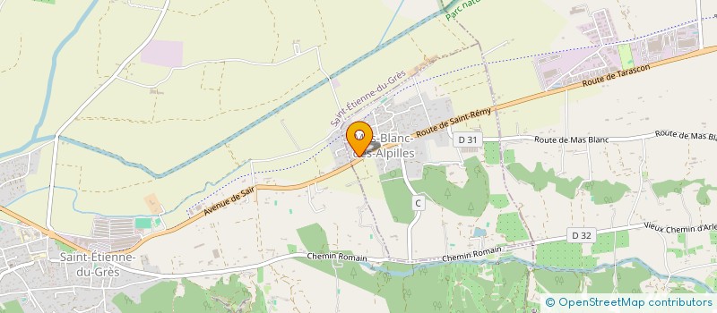 localisation de l'entreprise MADAME SMAHANE BOULMAOUI  MAS-BLANC-DES-ALPILLES