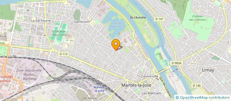 localisation de l'entreprise MADAME SMAHANE CHAHOU  MANTES-LA-JOLIE