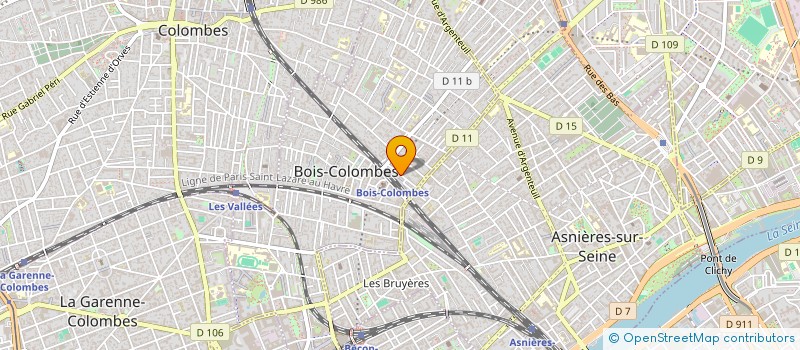 localisation de l'entreprise MADAME SNEJINA NIKOVA à BOIS-COLOMBES