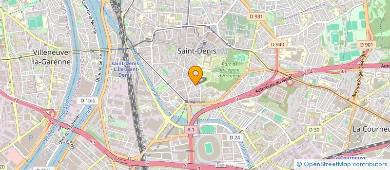 localisation de l'entreprise MADAME SNEZANA DJURDJEVIC  SAINT-DENIS