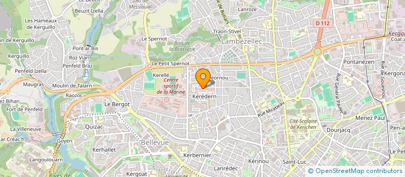 localisation de l'entreprise MADAME SNEZANA SPASIC  BREST